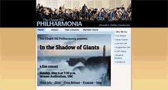 Desktop Screenshot of chapelhillphilharmonia.org